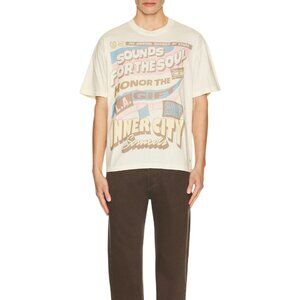 Honor The Gift Sounds For The Soul Tee in Cream Small New Mens Tshirt